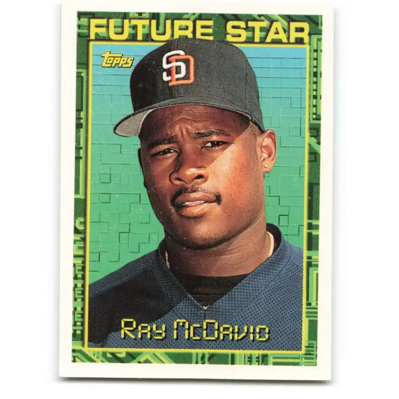 1994 Topps #152 Ray McDavid EX Excellent San Diego Padres Baseball Card - Baseball Card Single