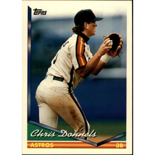 1994 Topps #153 Chris Donnels EX Excellent Houston Astros Baseball Card