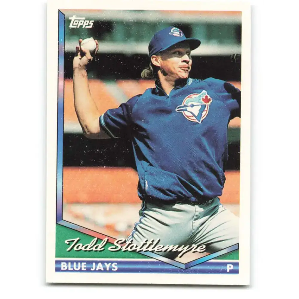1994 Topps #155 Todd Stottlemyre EX Excellent Toronto Blue Jays Baseball Card - Baseball Card Single