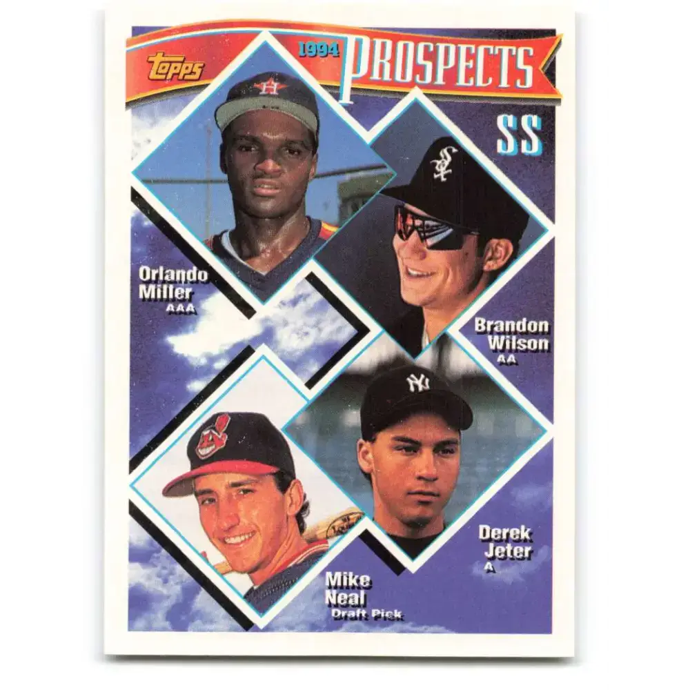 1994 Topps #158 Orlando Miller/Brandon Wilson/Derek Jeter/Mike Neal EX Excellent Houston Astros/Chicago White Sox/New