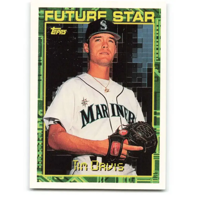 1994 Topps #167 Tim Davis EX Excellent Seattle Mariners Baseball Card