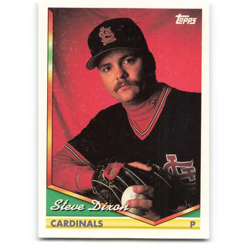 1994 Topps #168 Steve Dixon EX Excellent St. Louis Cardinals Baseball Card - Baseball Card Single