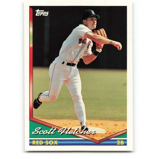 1994 Topps #169 Scott Fletcher EX Excellent Boston Red Sox Baseball Card - Baseball Card Single