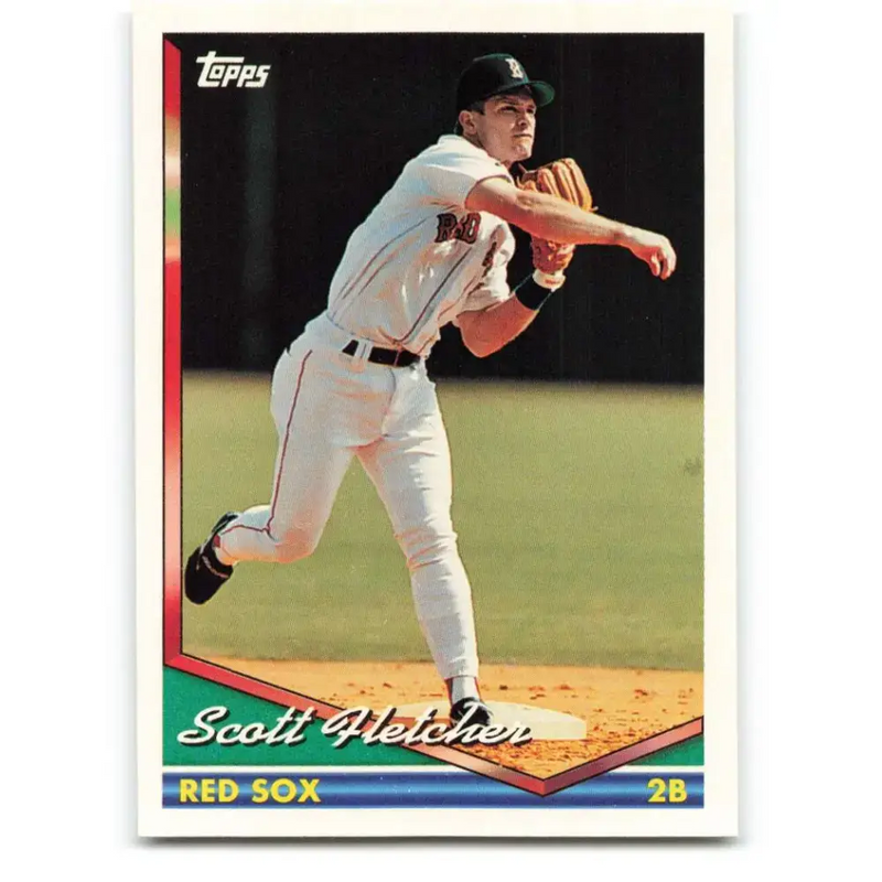 1994 Topps #169 Scott Fletcher EX Excellent Boston Red Sox Baseball Card - Baseball Card Single