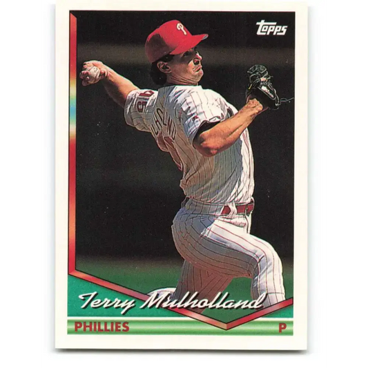 1994 Topps #170 Terry Mulholland EX Excellent Philadelphia Phillies Baseball Card