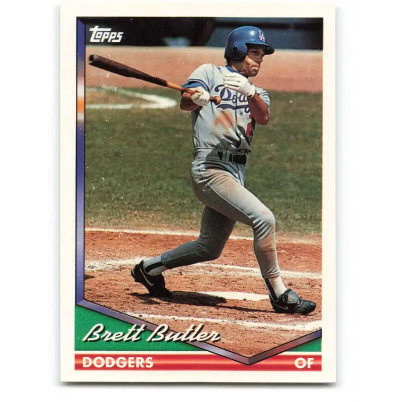 1994 Topps #172 Brett Butler EX Excellent Los Angeles Dodgers Baseball Card - Baseball Card Single