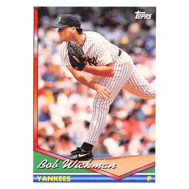1994 Topps #173 Bob Wickman EX Excellent New York Yankees Baseball Card