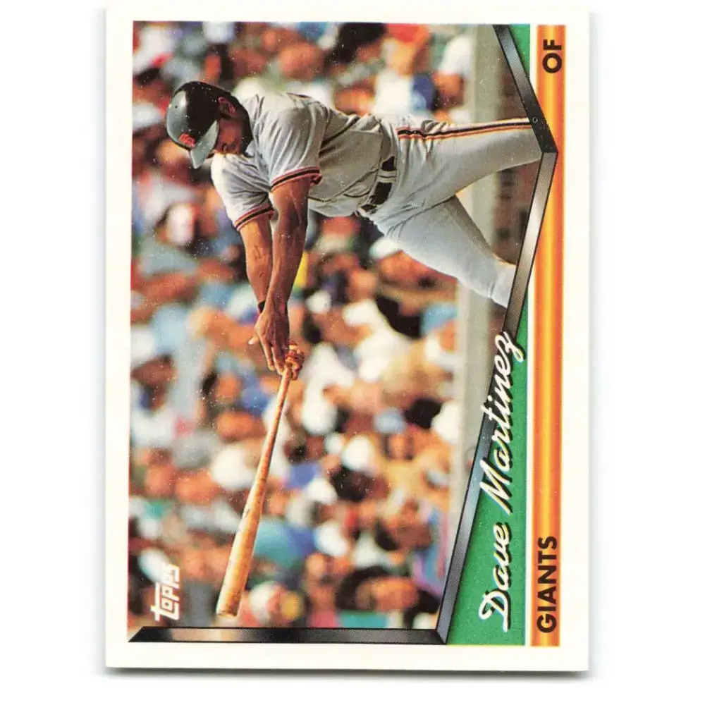 1994 Topps #174 Dave Martinez EX Excellent San Francisco Giants Baseball Card - Baseball Card Single