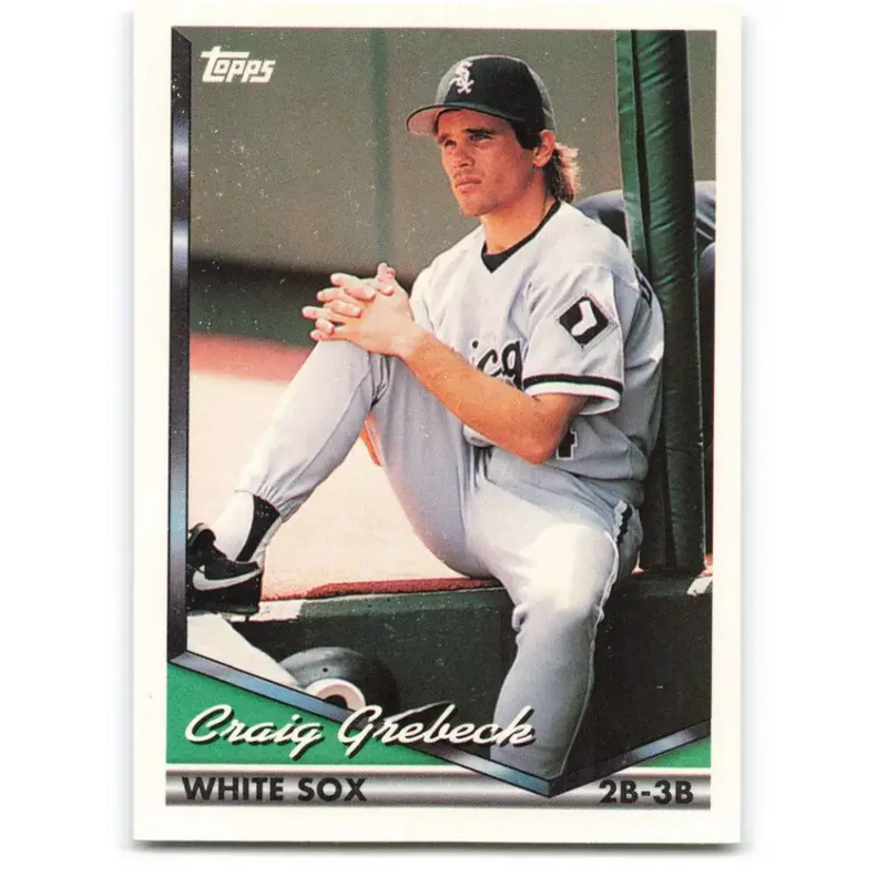 1994 Topps #176 Craig Grebeck EX Excellent Chicago White Sox Baseball Card - Baseball Card Single