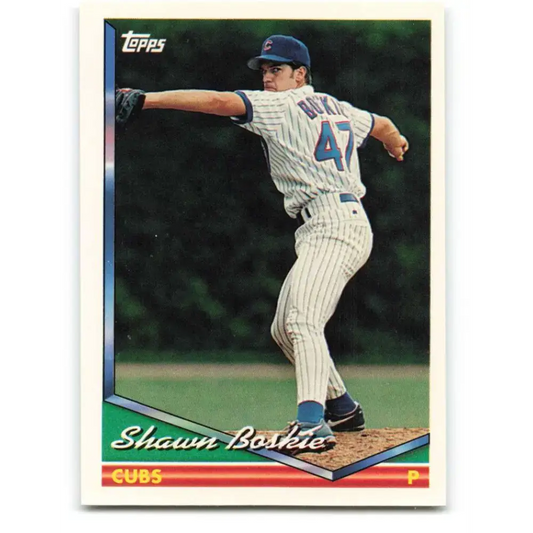 1994 Topps #177 Shawn Boskie EX Excellent Chicago Cubs Baseball Card - Baseball Card Single