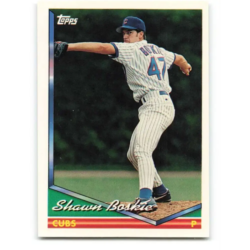 1994 Topps #177 Shawn Boskie EX Excellent Chicago Cubs Baseball Card - Baseball Card Single