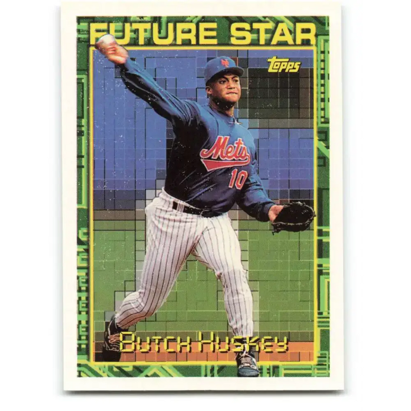 1994 Topps #179 Butch Huskey EX Excellent New York Mets Baseball Card - Baseball Card Single