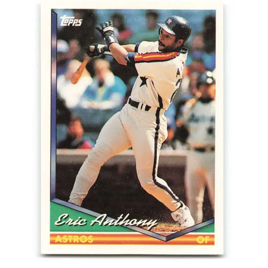 1994 Topps #182 Eric Anthony EX Excellent Houston Astros Baseball Card