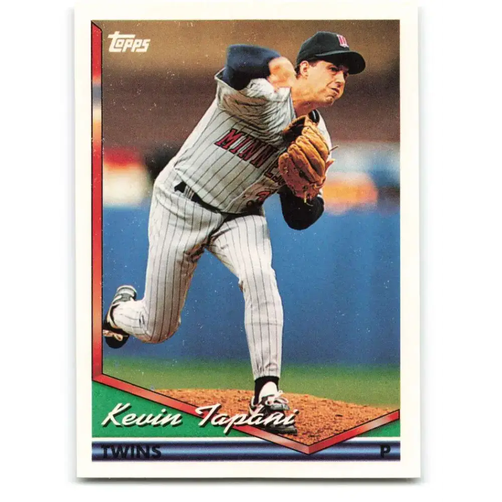 1994 Topps #185 Kevin Tapani EX Excellent Minnesota Twins Baseball Card - Baseball Card Single