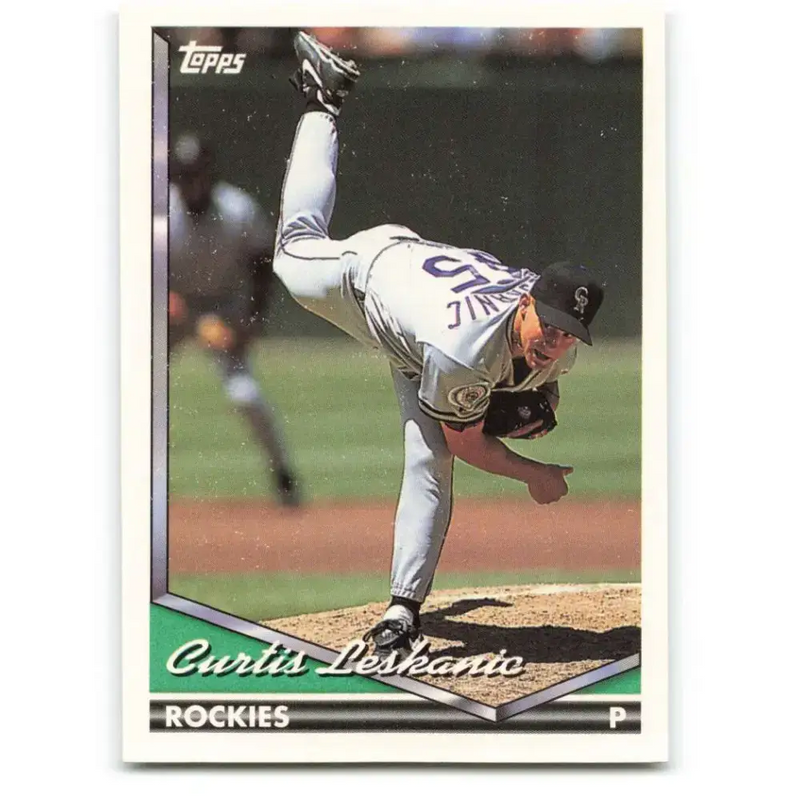 1994 Topps #191 Curt Leskanic EX Excellent Colorado Rockies Baseball Card - Baseball Card Single