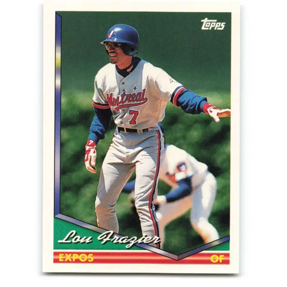 1994 Topps #192 Lou Frazier EX Excellent Montreal Expos Baseball Card - Baseball Card Single