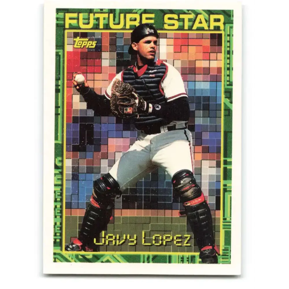 1994 Topps #194 Javy Lopez EX Excellent Atlanta Braves Baseball Card