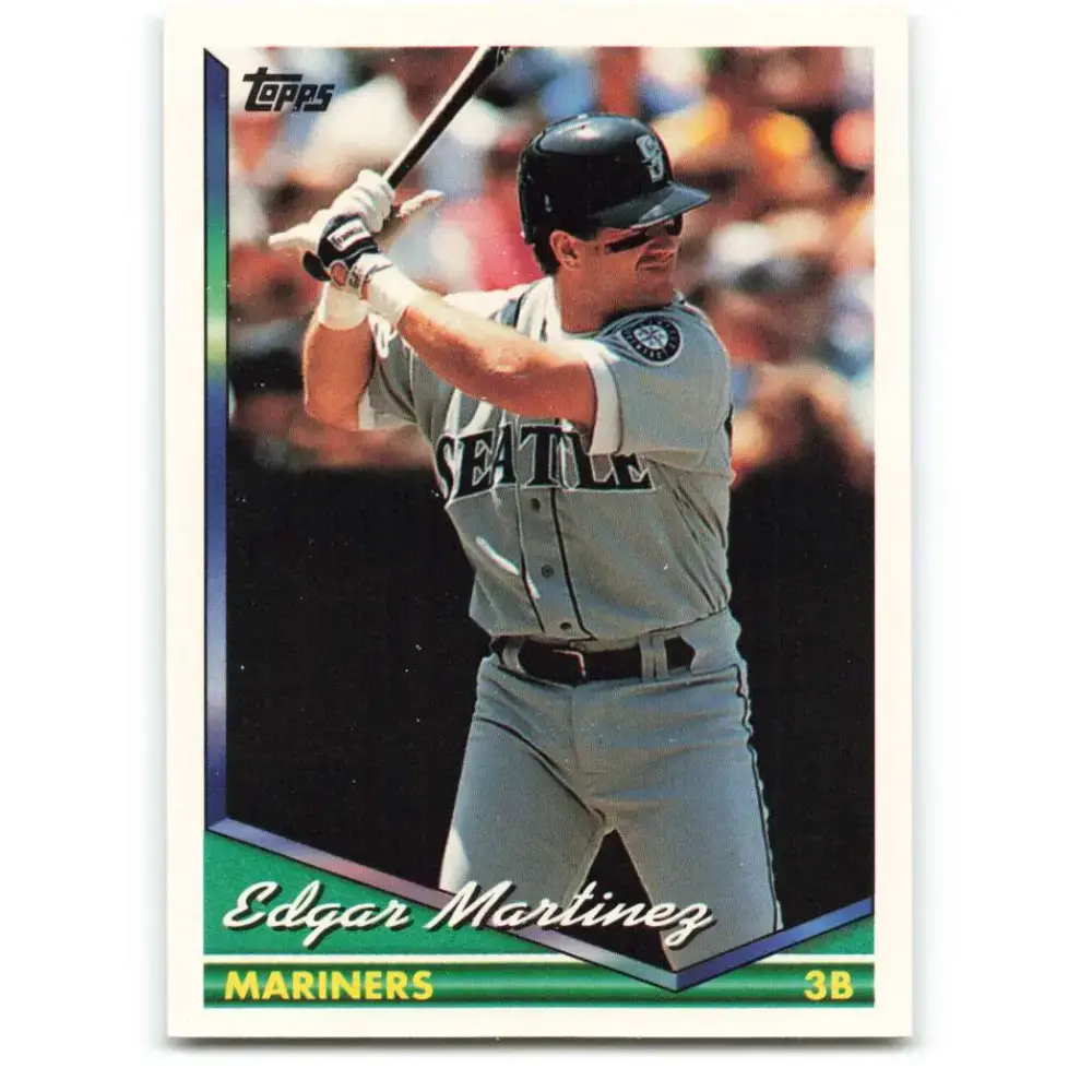 1994 Topps #195 Edgar Martinez EX Excellent Seattle Mariners Baseball Card - Baseball Card Single