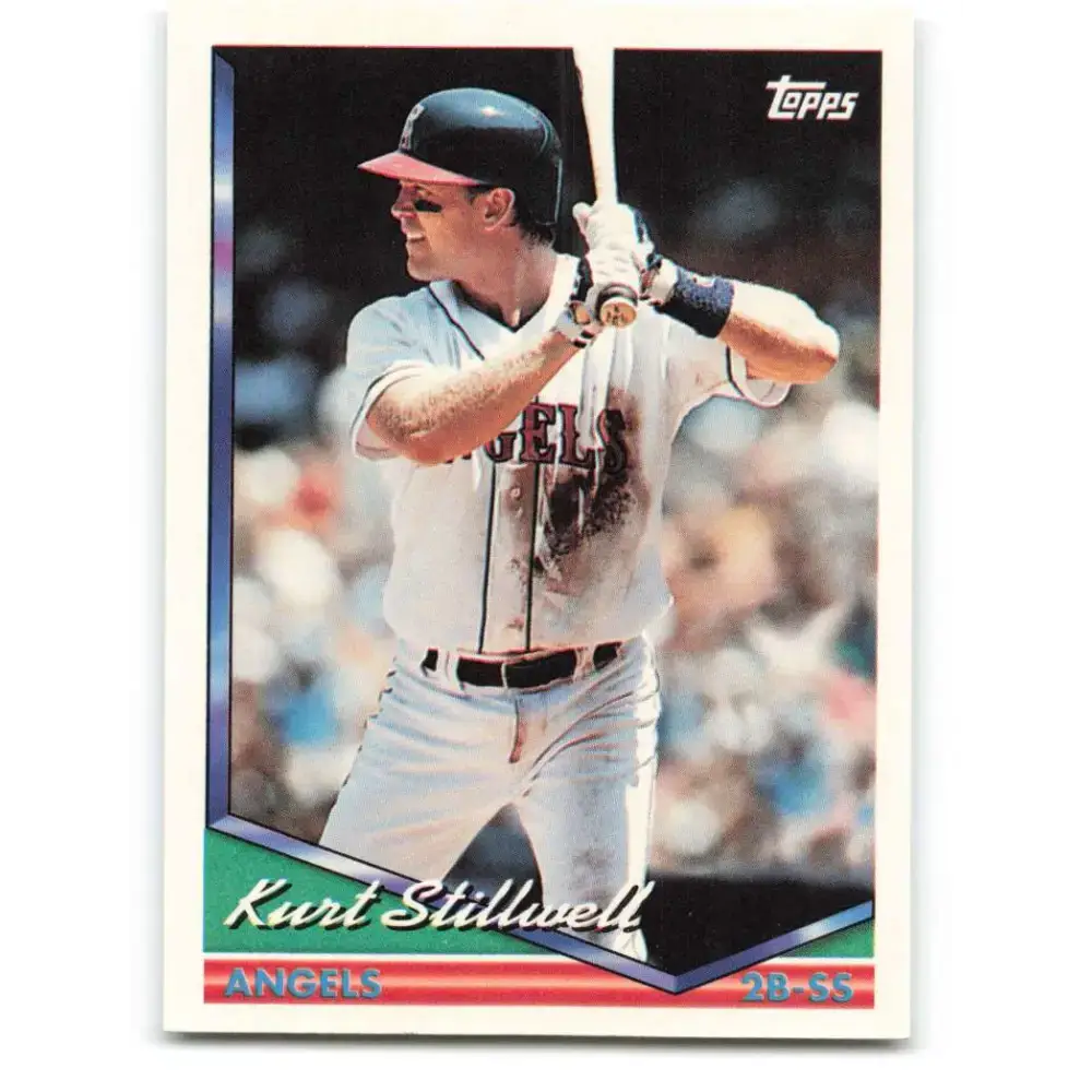 1994 Topps #198 Kurt Stillwell EX Excellent California Angels Baseball Card - Baseball Card Single