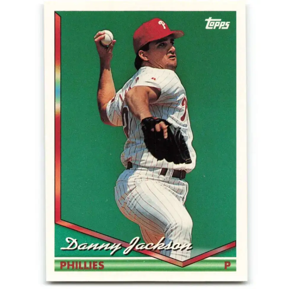 1994 Topps #199 Danny Jackson EX Excellent Philadelphia Phillies Baseball Card - Baseball Card Single