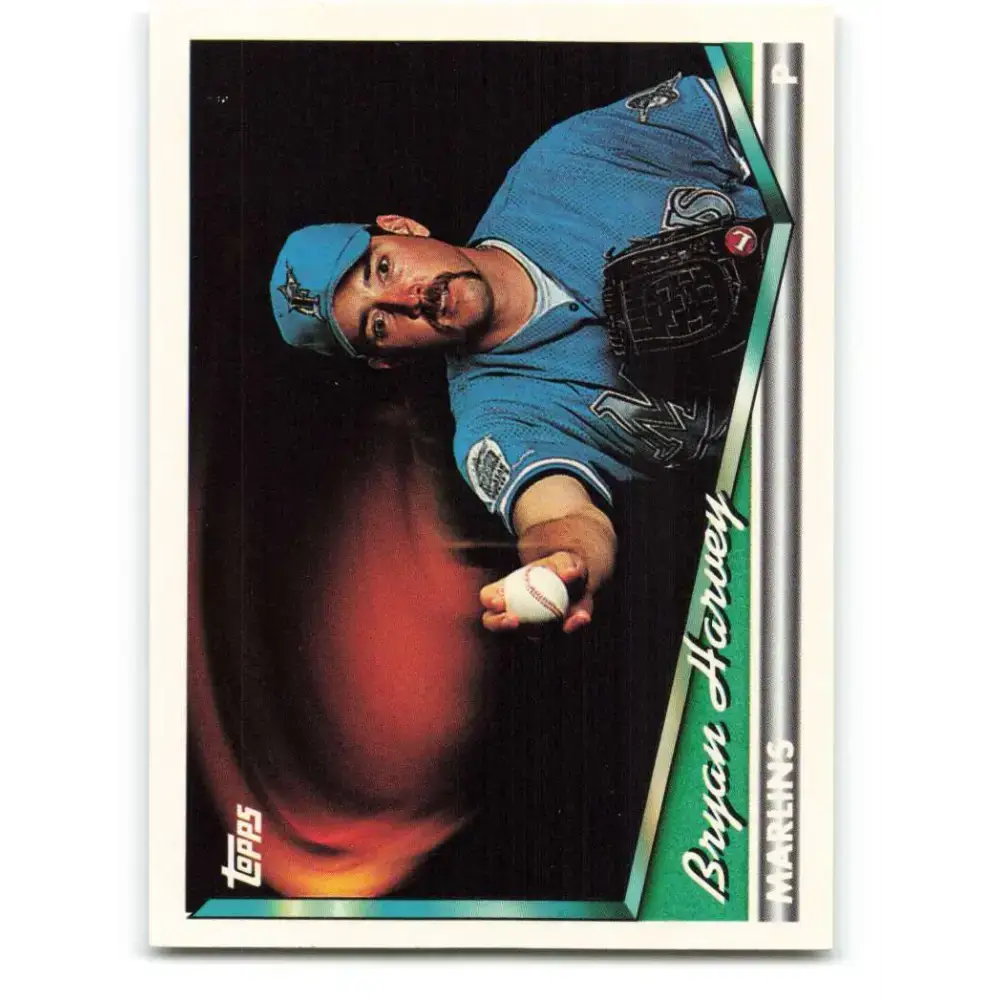 1994 Topps #20 Bryan Harvey EX Excellent Florida Marlins Baseball Card - Baseball Card Single