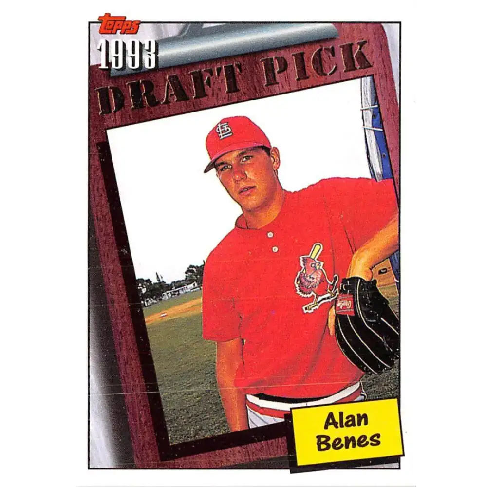 1994 Topps #202 Alan Benes EX Excellent RC Rookie St. Louis Cardinals Baseball Card - Baseball Card Single
