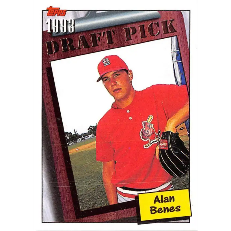 1994 Topps #202 Alan Benes EX Excellent RC Rookie St. Louis Cardinals Baseball Card - Baseball Card Single