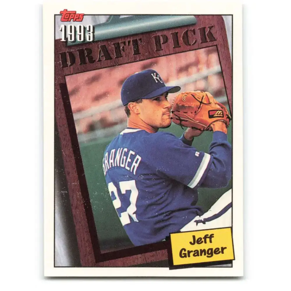 1994 Topps #204 Jeff Granger EX Excellent Kansas City Royals Baseball Card - Baseball Card Single