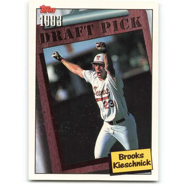 1994 Topps #205 Brooks Kieschnick EX Excellent RC Rookie Chicago Cubs Baseball Card - Baseball Card Single