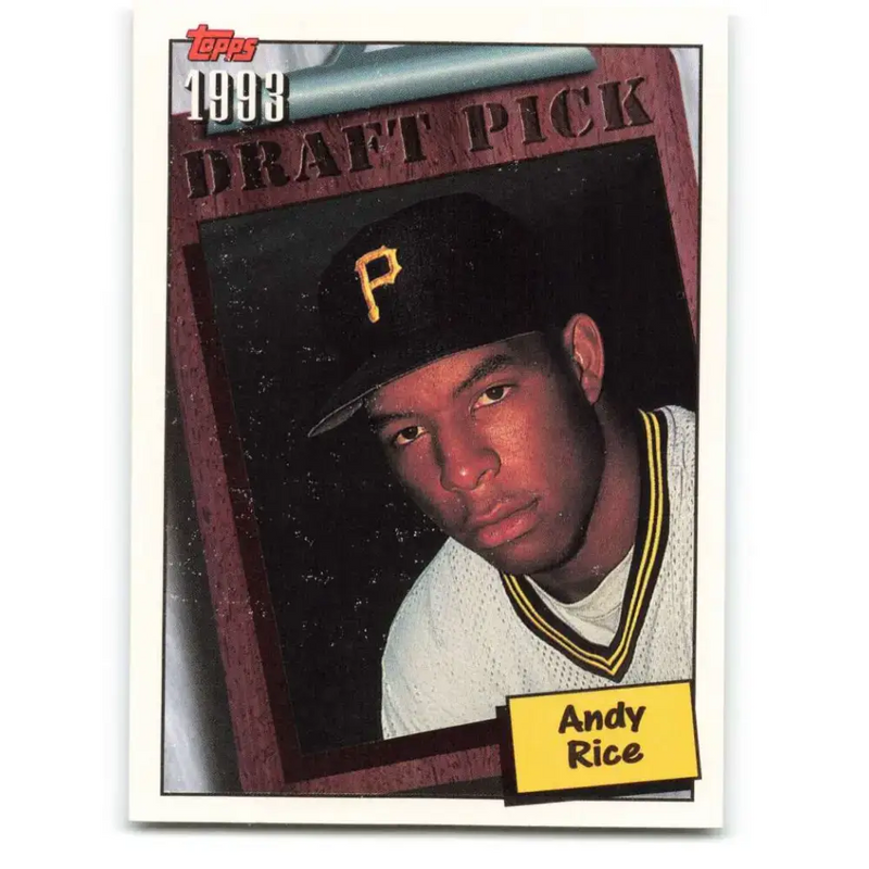 1994 Topps #208 Andy Rice EX Excellent RC Rookie Pittsburgh Pirates Baseball Card