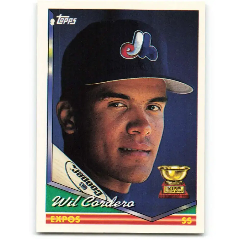 1994 Topps #21 Wil Cordero EX Excellent Montreal Expos Baseball Card - Baseball Card Single