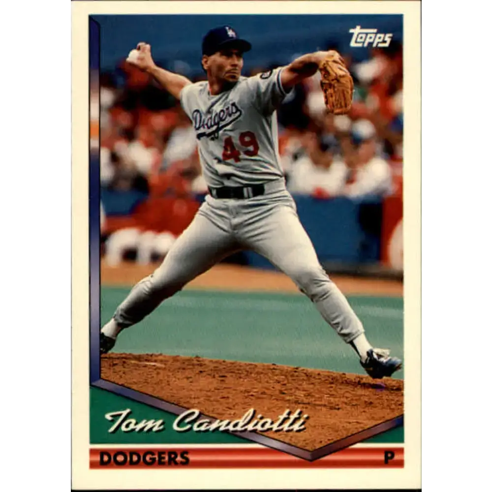 1994 Topps #211 Tom Candiotti EX Excellent Los Angeles Dodgers Baseball Card - Baseball Card Single