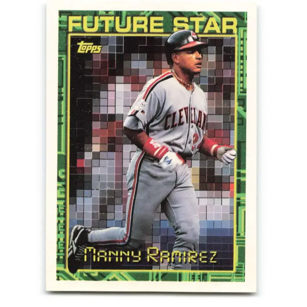 1994 Topps #216 Manny Ramirez EX Excellent Cleveland Indians Baseball Card - Baseball Card Single