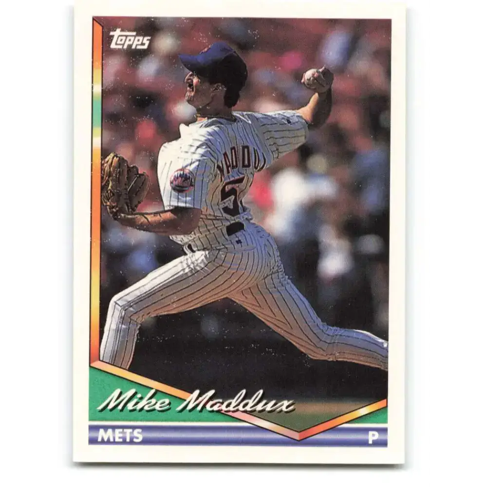 1994 Topps #217 Mike Maddux EX Excellent New York Mets Baseball Card - Baseball Card Single
