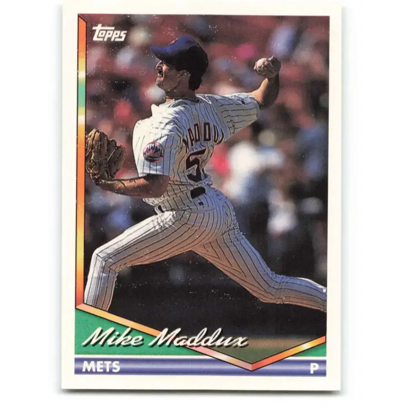 1994 Topps #217 Mike Maddux EX Excellent New York Mets Baseball Card - Baseball Card Single