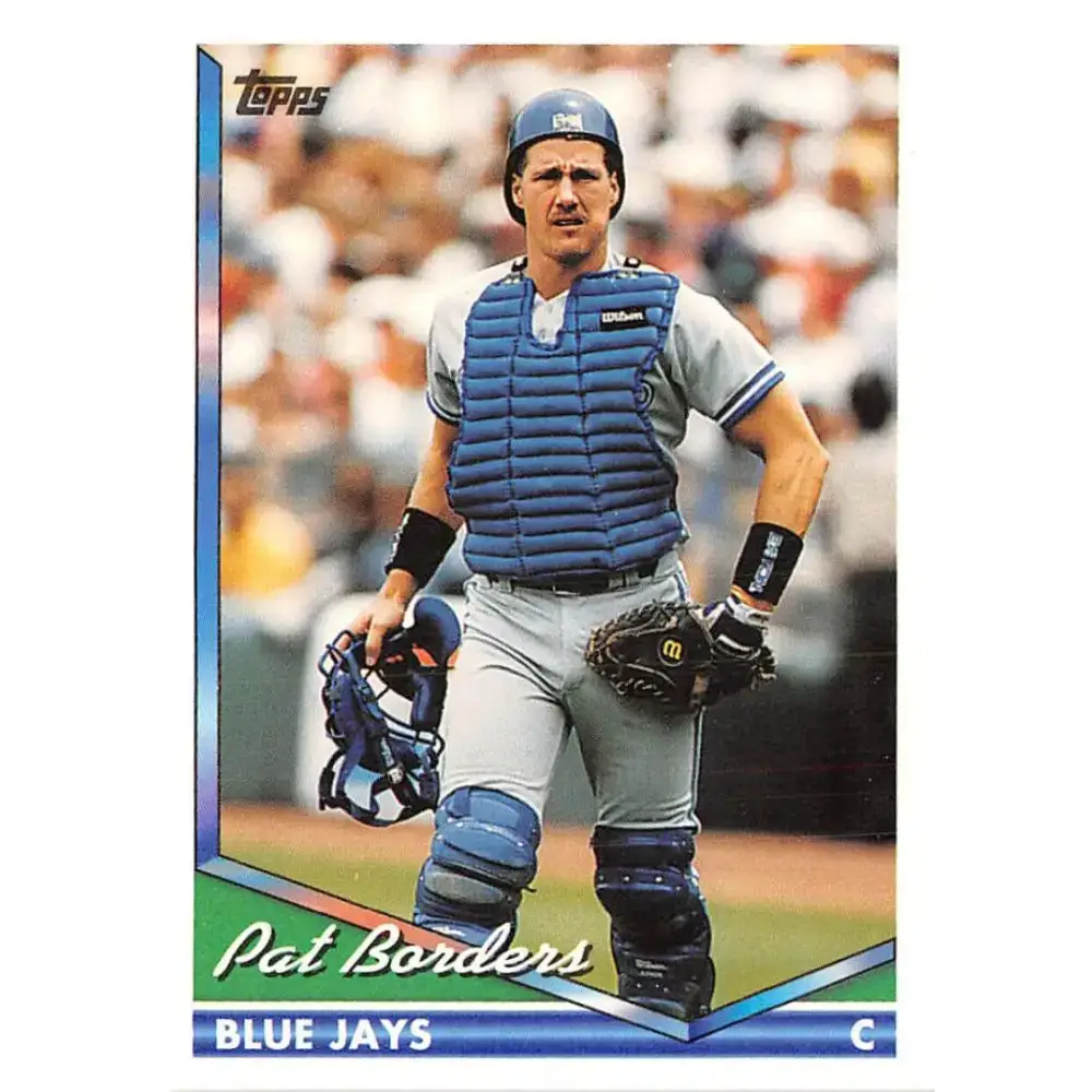 1994 Topps #219 Pat Borders EX Excellent Toronto Blue Jays Baseball Card - Baseball Card Single
