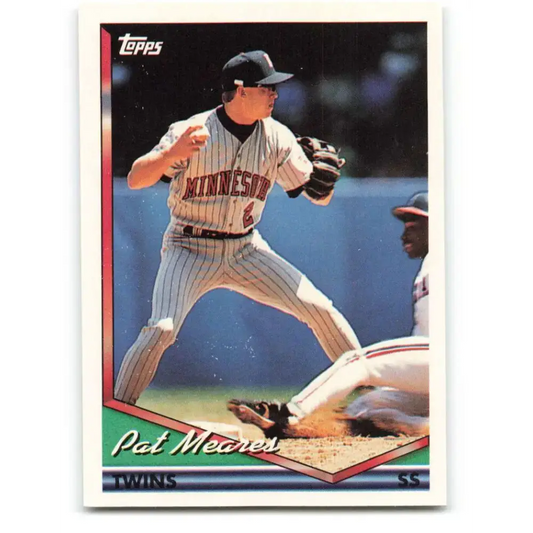 1994 Topps #223 Pat Meares EX Excellent Minnesota Twins Baseball Card