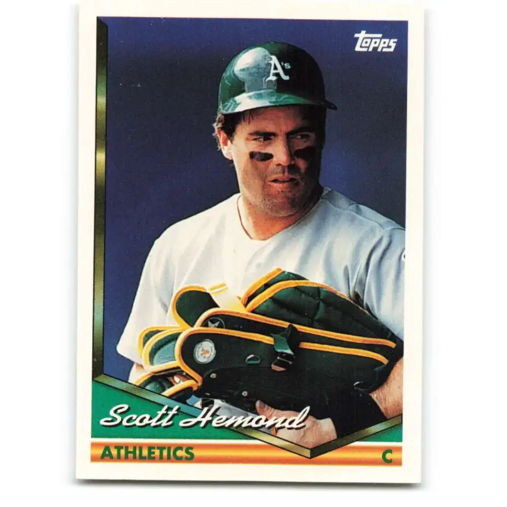 1994 Topps #226 Scott Hemond EX Excellent Oakland Athletics Baseball Card - Baseball Card Single