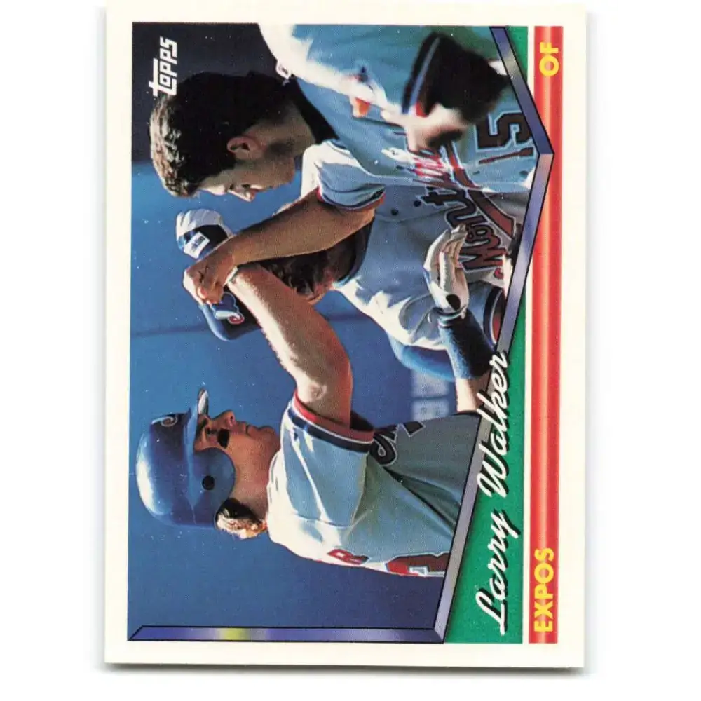 1994 Topps #230 Larry Walker EX Excellent Montreal Expos Baseball Card - Baseball Card Single