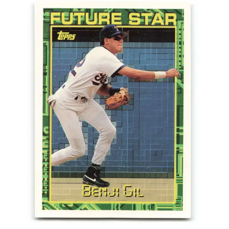 1994 Topps #231 Benji Gil EX Excellent Texas Rangers Baseball Card - Baseball Card Single