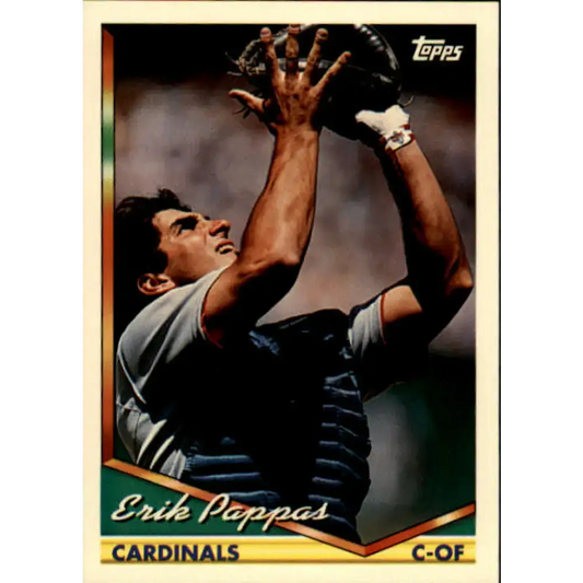 1994 Topps #234 Erik Pappas EX Excellent St. Louis Cardinals Baseball Card - Baseball Card Single