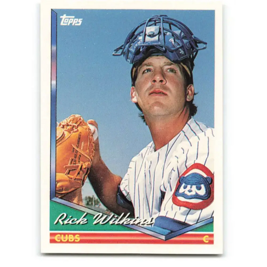 1994 Topps #244 Rick Wilkins EX Excellent Chicago Cubs Baseball Card - Baseball Card Single