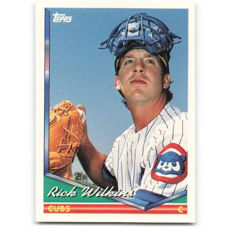1994 Topps #244 Rick Wilkins EX Excellent Chicago Cubs Baseball Card - Baseball Card Single