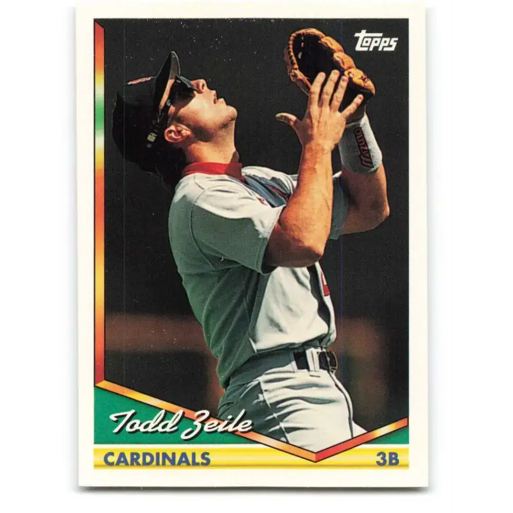 1994 Topps #25 Todd Zeile EX Excellent St. Louis Cardinals Baseball Card - Baseball Card Single