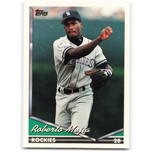 1994 Topps #258 Roberto Mejia EX Excellent Colorado Rockies Baseball Card