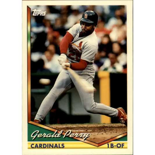 1994 Topps #263 Gerald Perry EX Excellent St. Louis Cardinals Baseball Card - Baseball Card Single