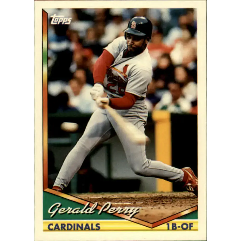 1994 Topps #263 Gerald Perry EX Excellent St. Louis Cardinals Baseball Card