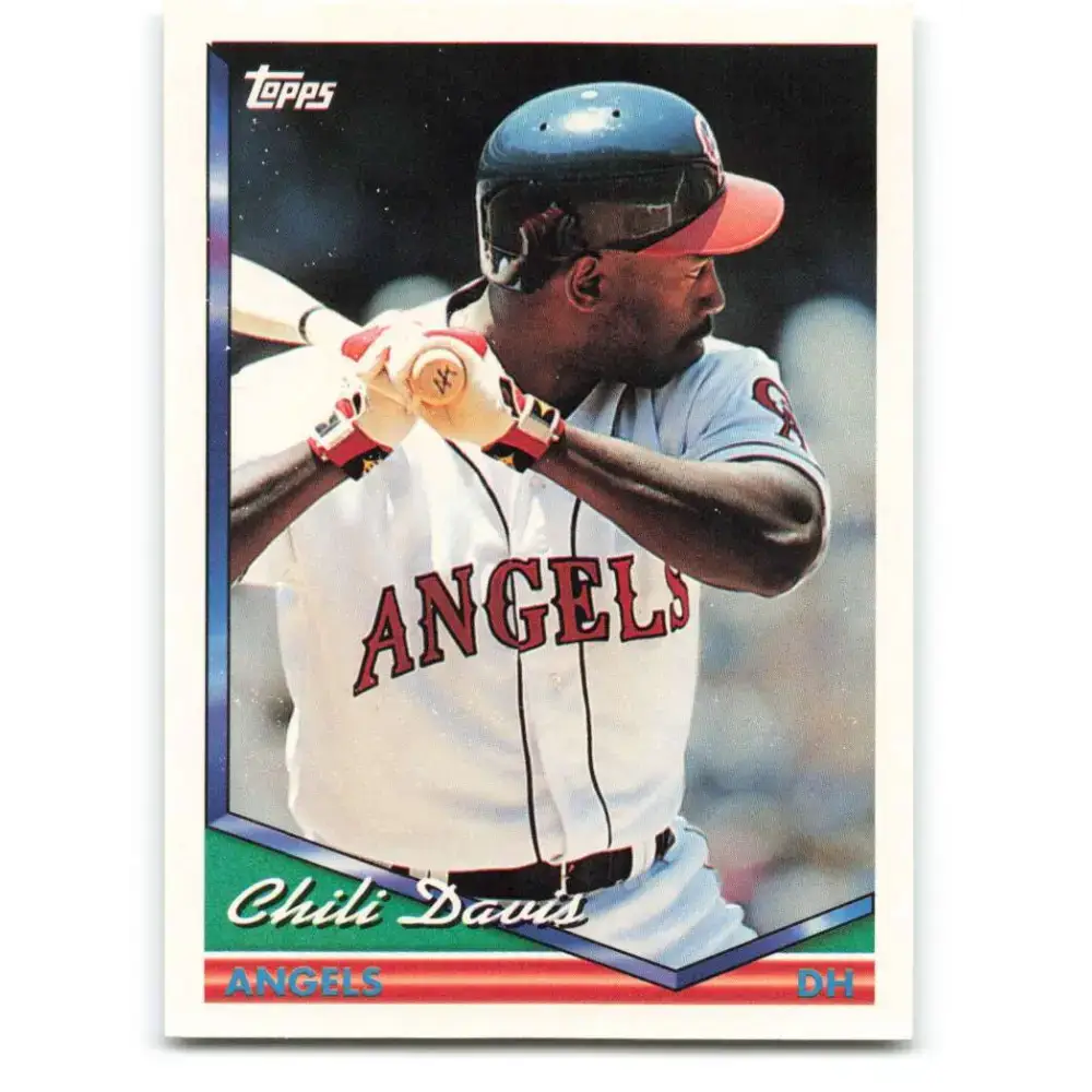 1994 Topps #265 Chili Davis EX Excellent California Angels Baseball Card - Baseball Card Single