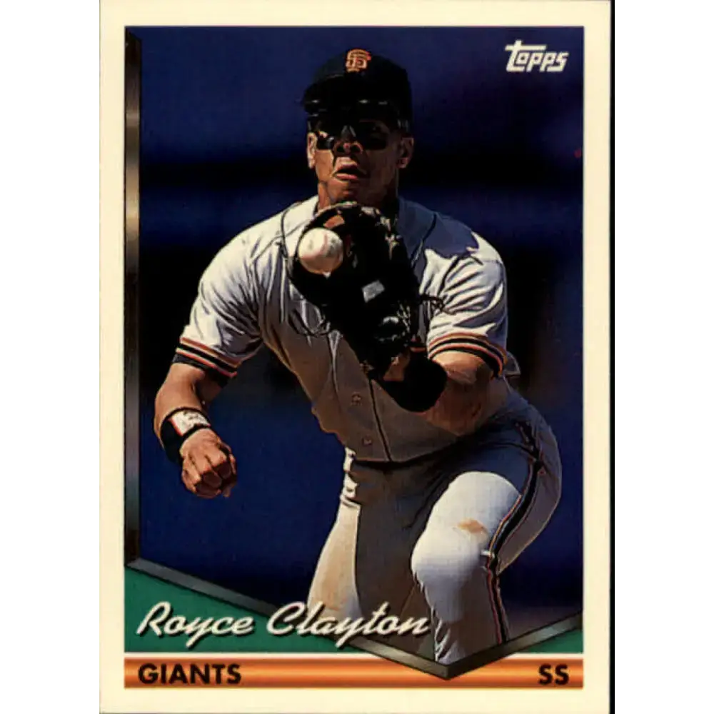 1994 Topps #267 Royce Clayton EX Excellent San Francisco Giants Baseball Card - Baseball Card Single