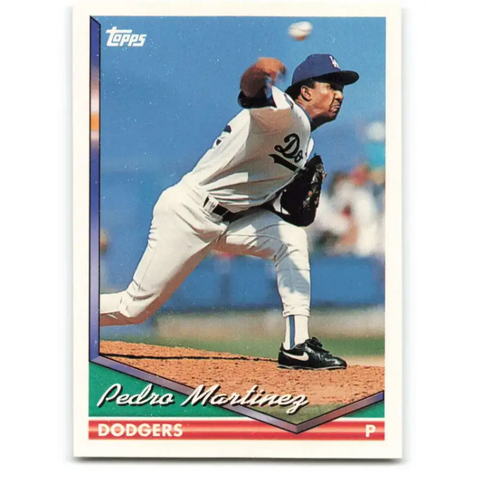 1994 Topps #268 Pedro Martinez EX Excellent Los Angeles Dodgers Baseball Card - Baseball Card Single